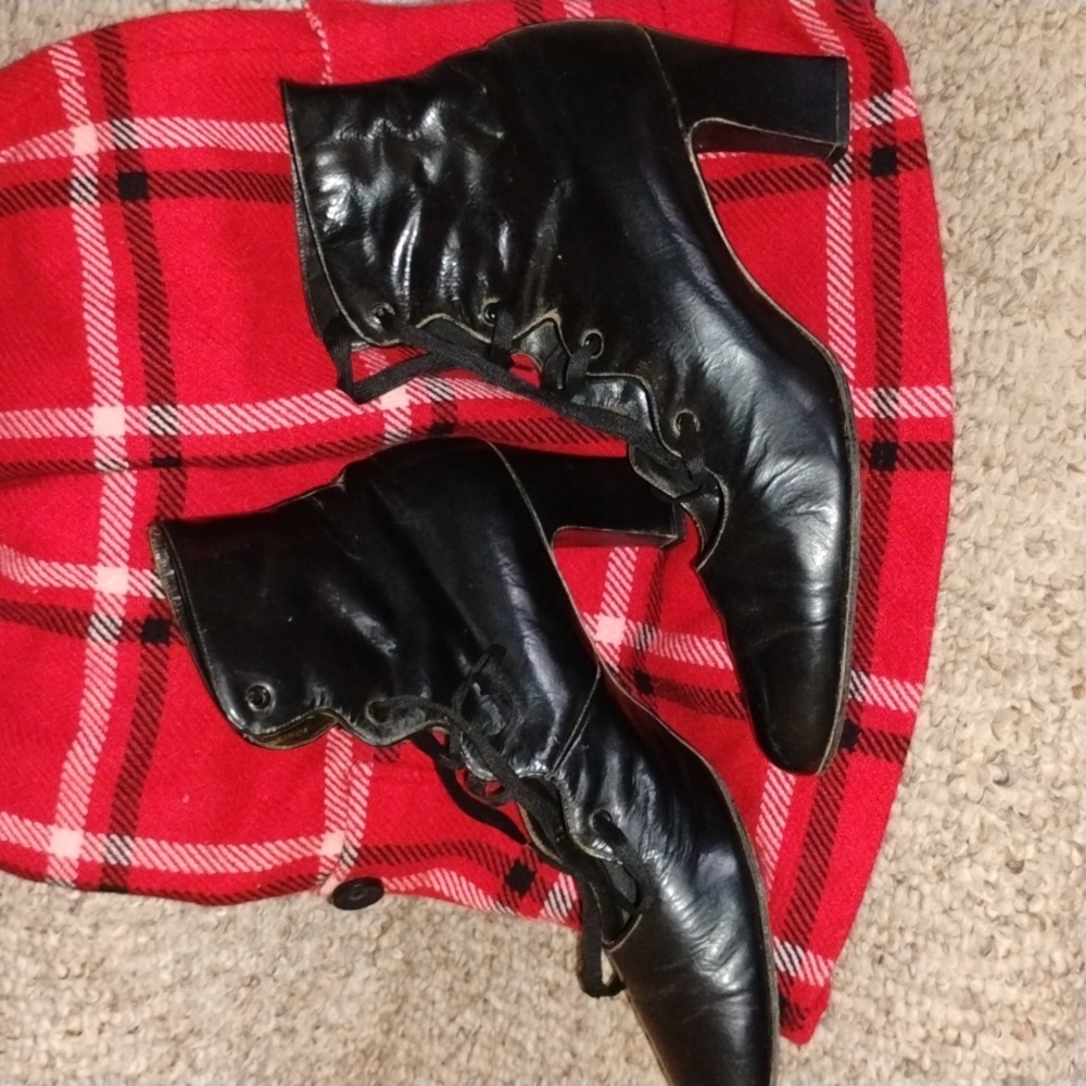 ⚜️ Granny Boots True VINTAGE CRAFTSMANSHIP Amano  BOOTIER BOOTIE SHOE
